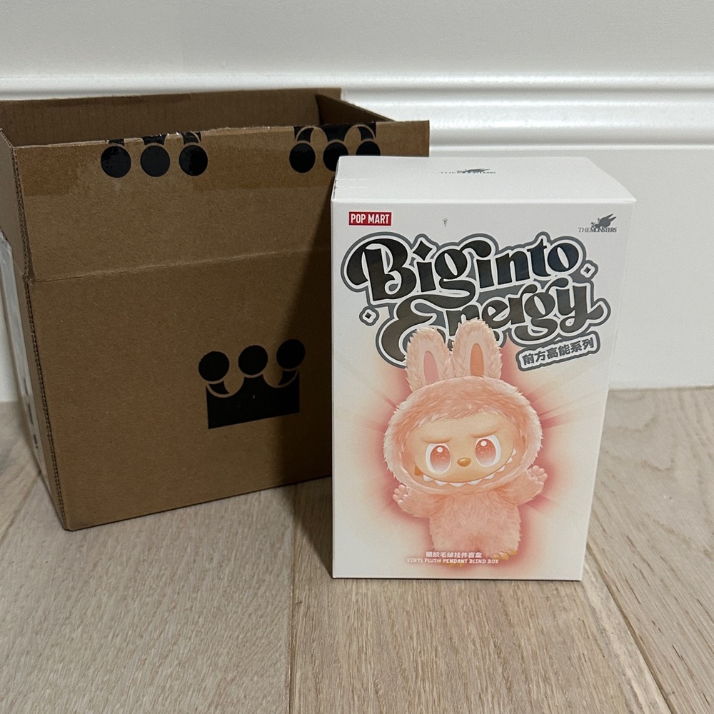 LUCK Brand New Unopened Labubu from Big Into Energy line bought from PopMart NIB